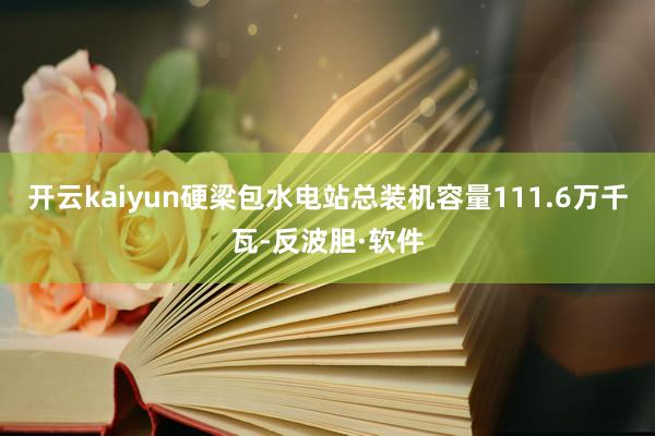 开云kaiyun硬梁包水电站总装机容量111.6万千瓦-反波胆·软件